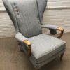 Parker Knoll Wingback chair fully refurbished In 100% Wool Model 757 - Image 3