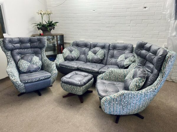 Parker Knoll 2 Eggs Chairs & Sofa - Image 10
