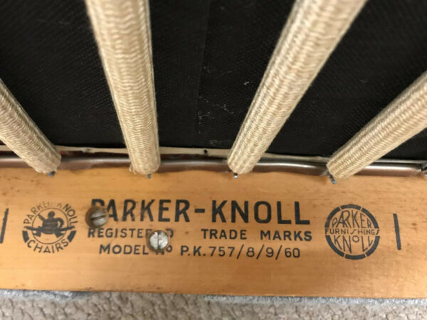 Parker Knoll Wingback chair fully refurbished In 100% Wool Model 757 - Image 7